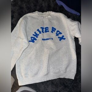 White fox crewneck
